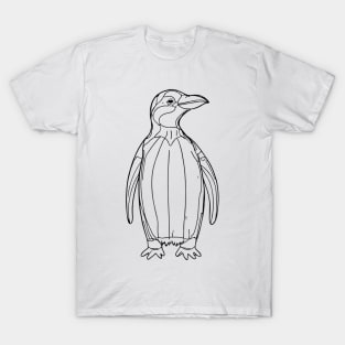 outline penguin T-Shirt